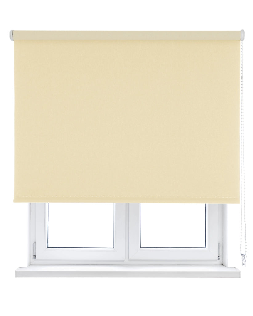 VIEWTEX Tenda a rullo opaca termica/oscurante Beige 220 X 250 cm - Made in Europe - 5 anni di garanzia