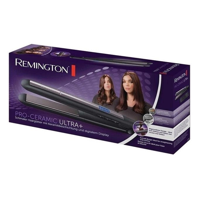 Remington PRO-Ceramic Ultra + Ferro per ricci Caldo Nero
