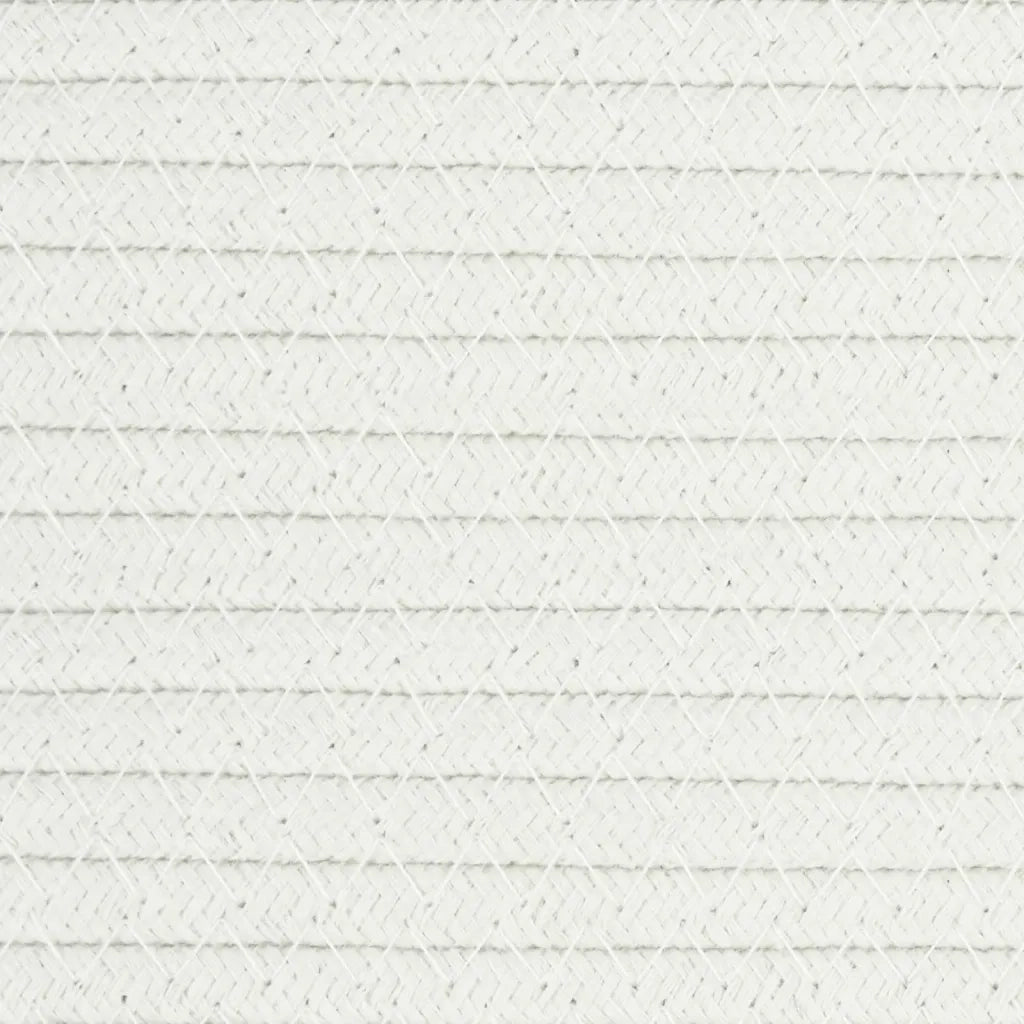 Cesto per Biancheria Beige e Bianco ?60x36 cm in Cotone CFW5919967