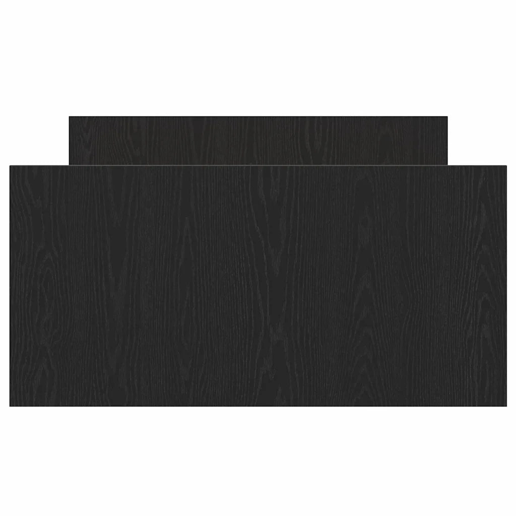 Struttura del letto con cassetto Rovere Nero 203 x 93 x 50 cm 3329327