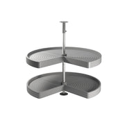Tappeto antiscivolo per cassetti, effetto tessuto, lunghezza 20m x 480mm, Tecnoplastica, Bianca