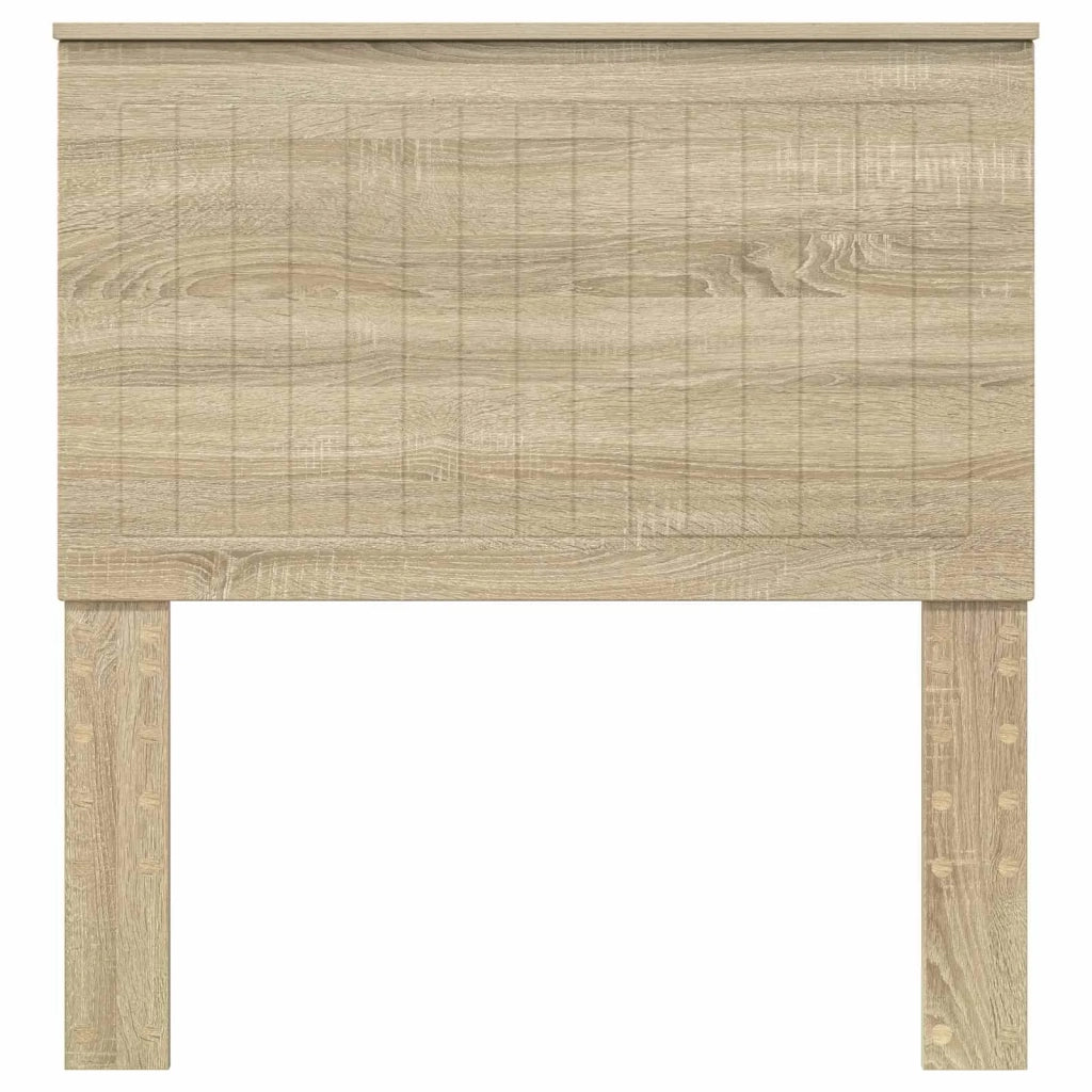 Testiera | Testata con Testiera | Testata Rovere Sonoma 90 cm Legno multistrato