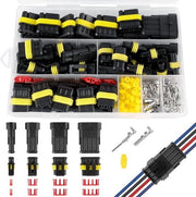352 pezzi di presa di corrente per veicoli, impermeabili, 1/2/3/4 poli, connettori veloci, cavi, 1/2/3/4 poli, Superseal, connettori impermeabili per auto, motocicletta, barca, camion.
