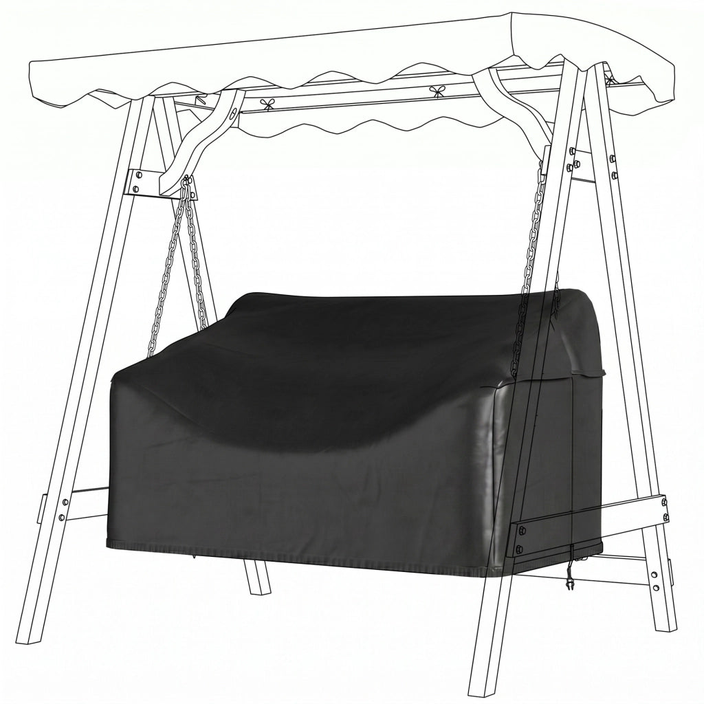 Copertura per dondolo da giardino 2 posti ¨C Xylo ¨C tessuto Oxford 420D impermeabile