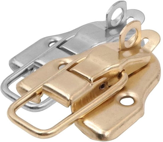 Cerniera di Spostamento Anticata - 10 Pezzi - Metallo - Resistente alla Corrosione - Portatile - Adatto per Scatole in Legno - Cerniera di Chiusura
