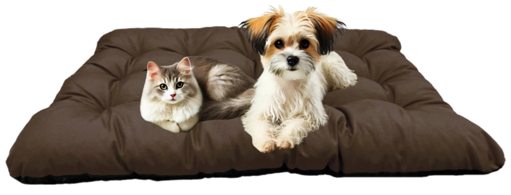 AIO FACTORY 80x60 cm PRESTIGE Cuccia per cani impermeabile personalizzabile Marrone