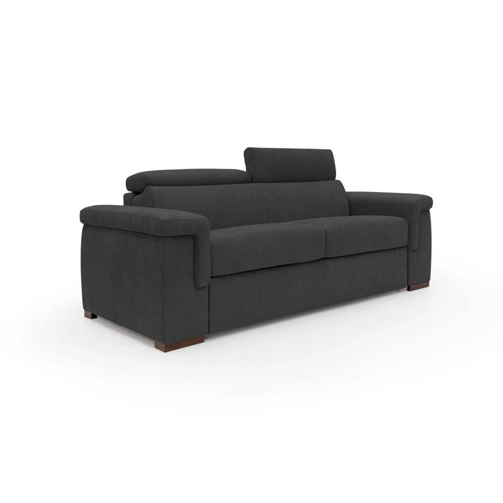 Giunone Divano letto mat. H18 240 cm (mat. 160x197 cm) nero