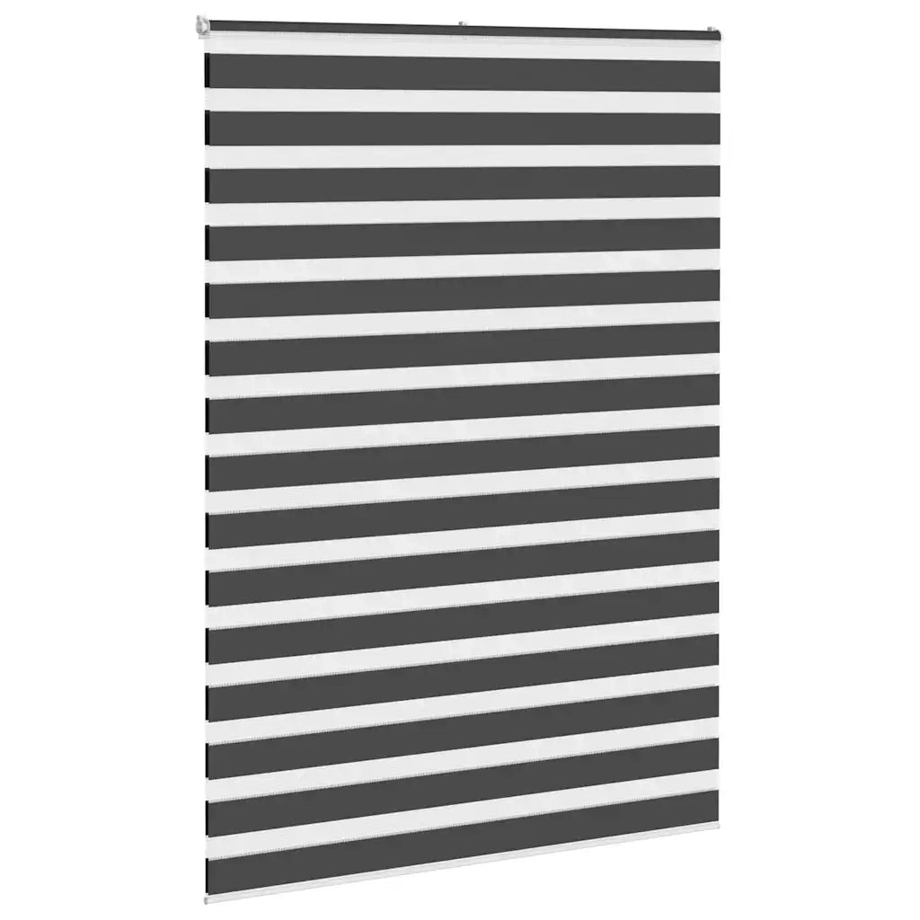 Tenda a rullo | Tenda avvolgibile Zebra Nero Larghezza Tessuto 155,9 cm Poliestere
