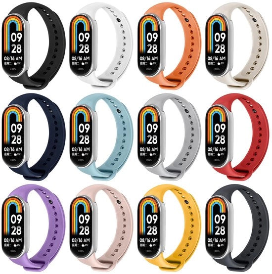 Set di 12 Cinturini di Silicone morbidi per Xiaomi Mi Band 8/9/10