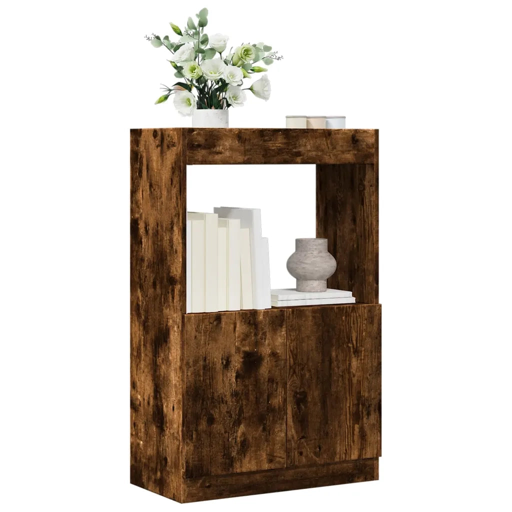 Credenza Rovere Fumo 63x33x100 cm in Truciolato 855101