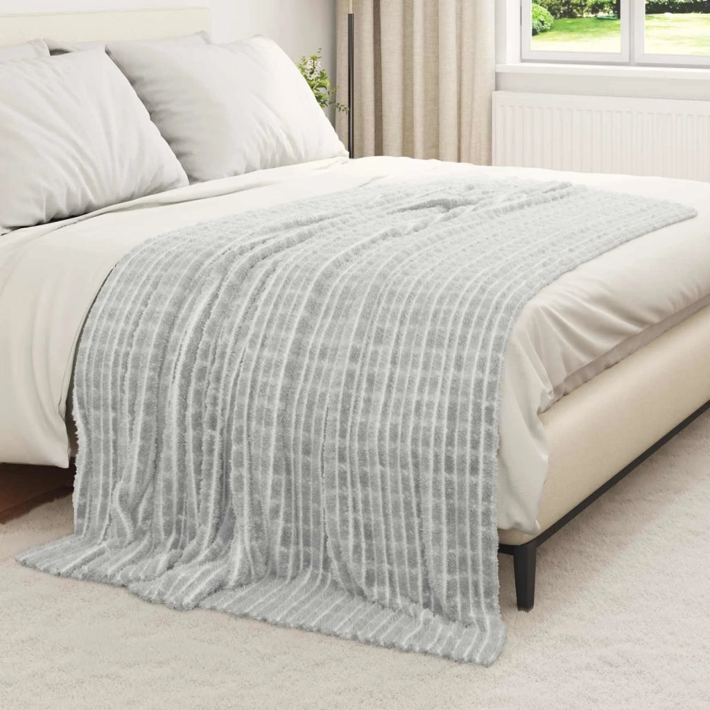 Coperta Grigio 200 x 150 cm Panno