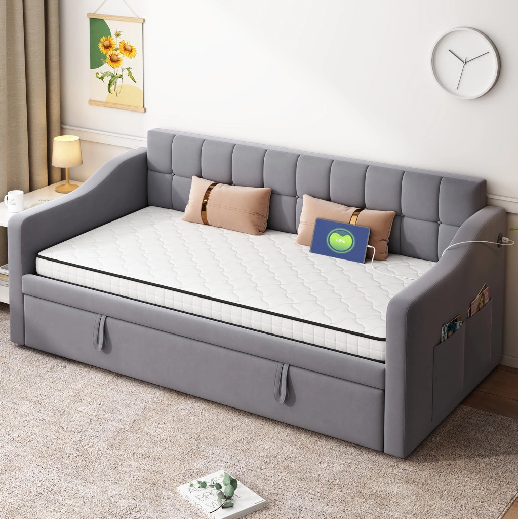 Materasso a molle 90x190 cm; spessore 10 cm; bianco; con design ergonomico e consegna arrotolata