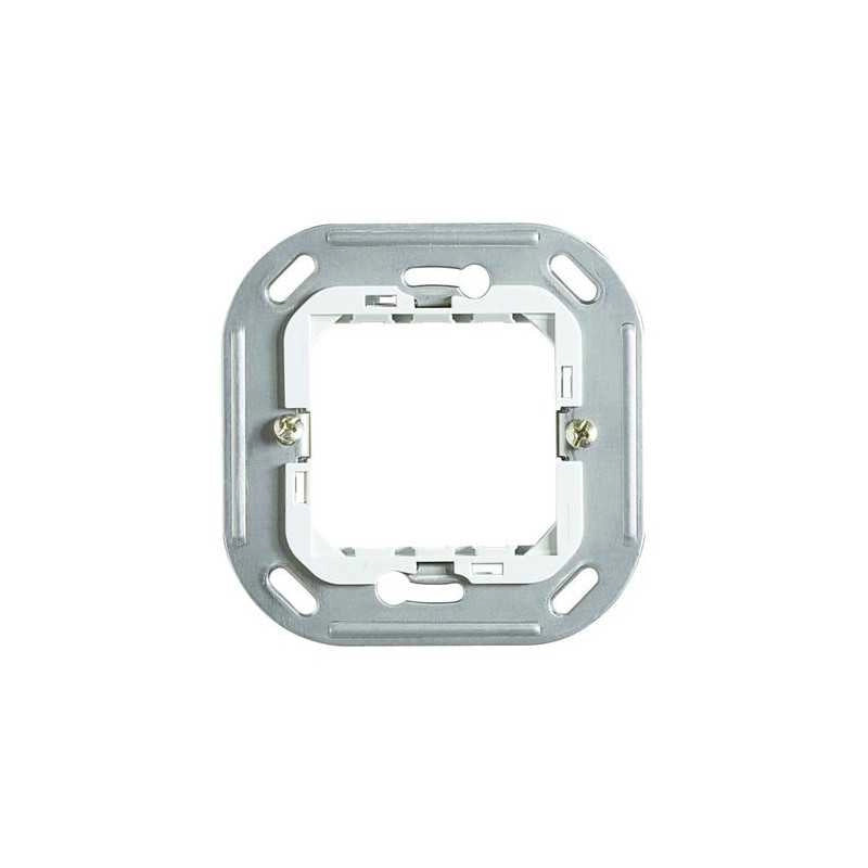 H4702It Supporto in Resina e Acciaio Inox a 2 Moduli 71X71 Myhome