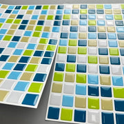 Decorazione per parete in vinile 3D 30x30 cm - Autoadesivo - Impermeabile - Decorazione per cucina e bagno