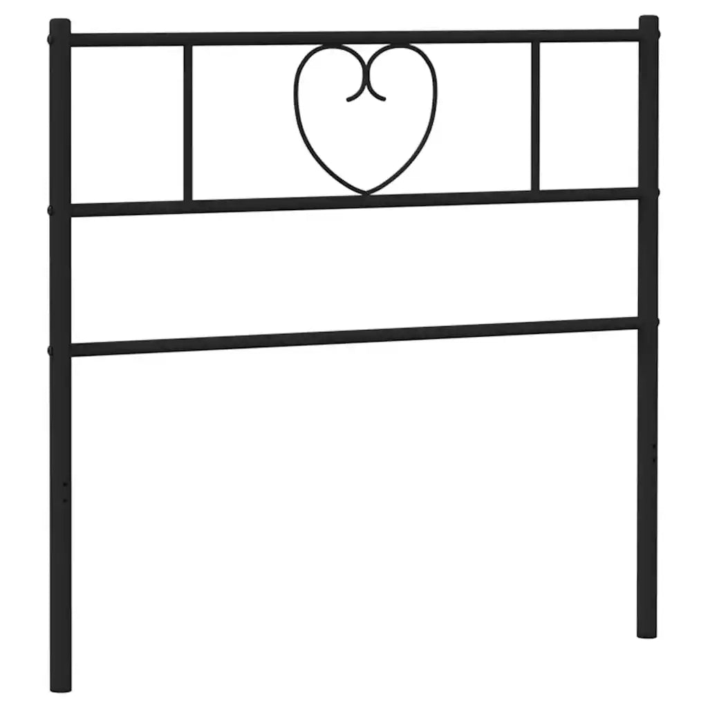 Testiera di Ricambio in Metallo Nero 90 cm 355491