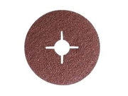 DISCHI ABRASIVI FIBRATI PER FERRO- - ø mm.115 foro 22,23 per ferro grana 16 - 25 pezzi GRINDING