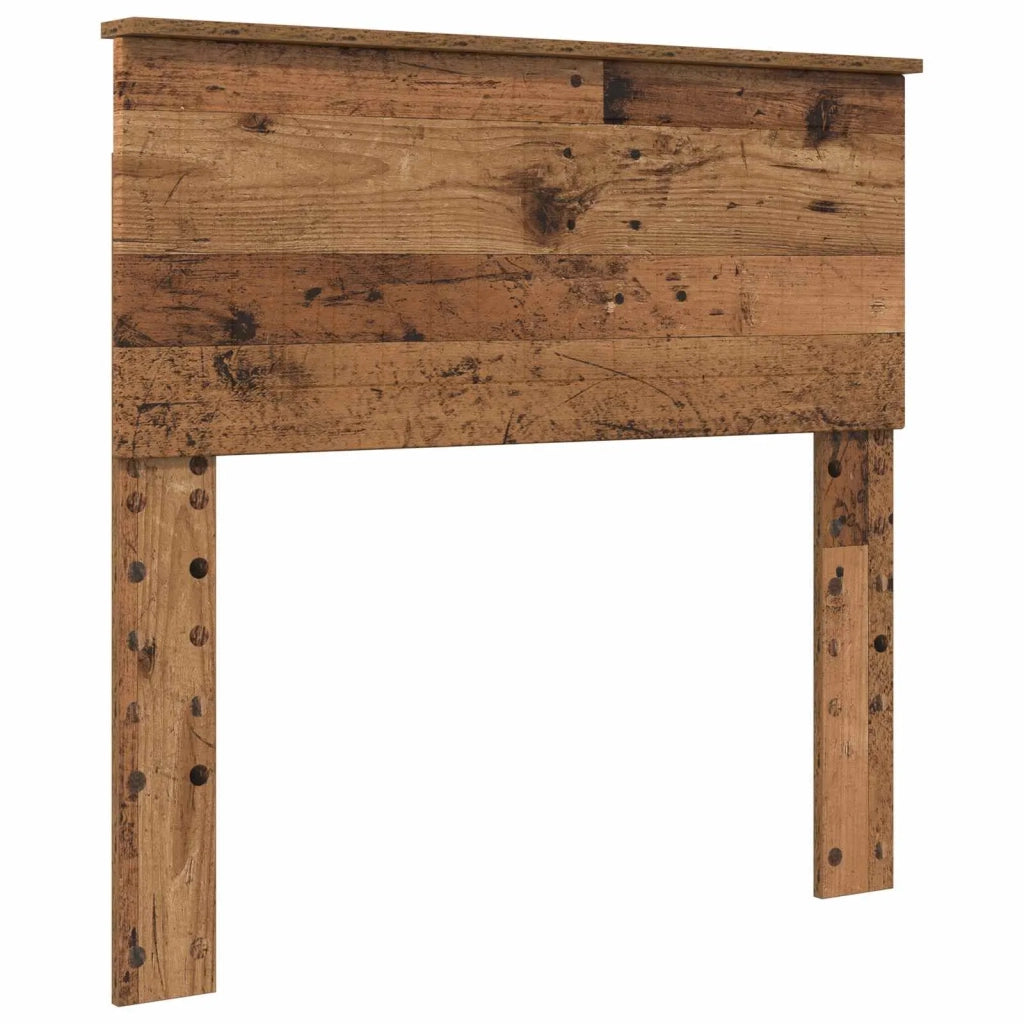 Letto singolo | Letto per adulti | Struttura del letto Legno vecchio 90 x 190 cm Legno multistrato