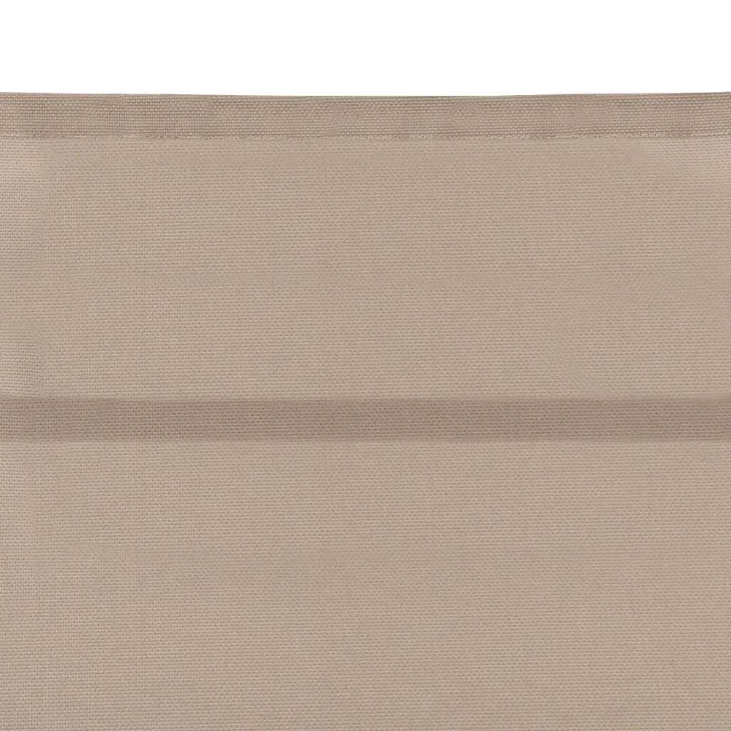 Lettino Prendisole in Textilene e Alluminio Crema