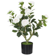Planta Artificiale Camelia 65cm ¨C Minimal ¨C Bianco Verde