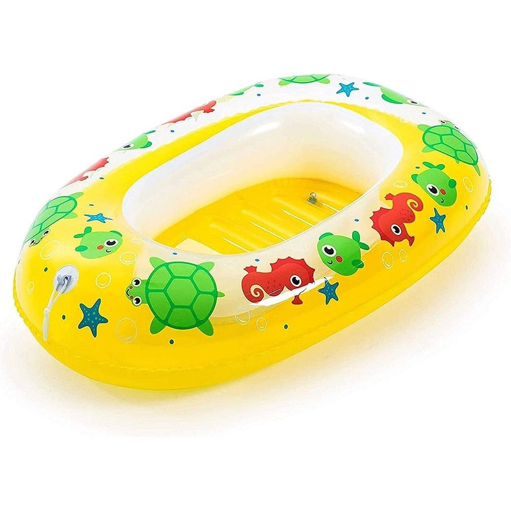 Trade Shop - Canotto Gonfiabile Per Bambini 3-6 Anni 102x69cm Mare Balena 2 Colori Ass. 34037 -