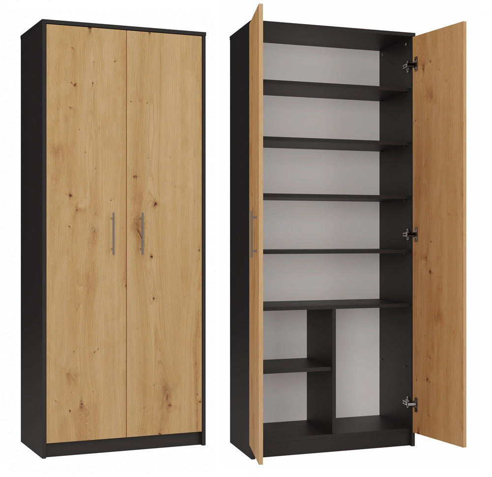 Scaffale OLIV 2d antracite artisan libreria moderna