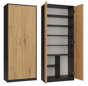 Scaffale OLIV 2d antracite artisan libreria moderna
