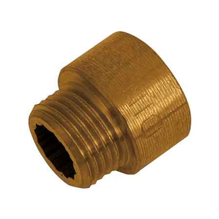 PROLUNGA OTTONE GIALLO 3/8x10 mm - MADE IN ITALY