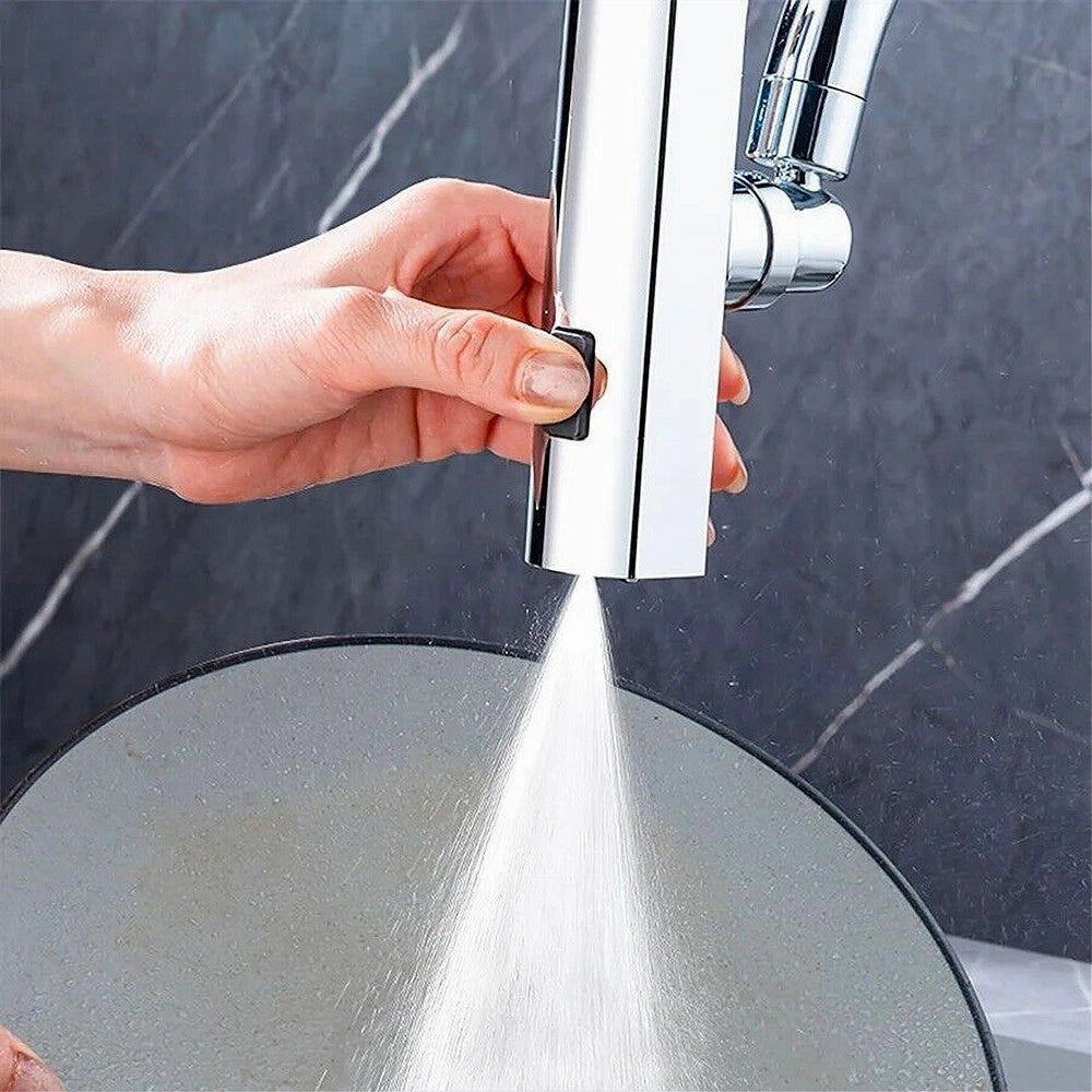 Trade Shop - Aeratore Rubinetto Cucina Rotazione 360° Prolunga Lavandino Bagno Multifunzione -