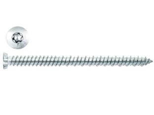 VITE PER CALCESTRUZZO TESTA SVASATA PIANA TORX ZINCATA BIANCA- - ø mm.7,5x 62 - 100 pezzi AMBROVIT