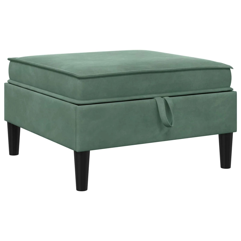 Set di mobili per il soggiorno 5 pcs Verde Mare Velluto 3413776