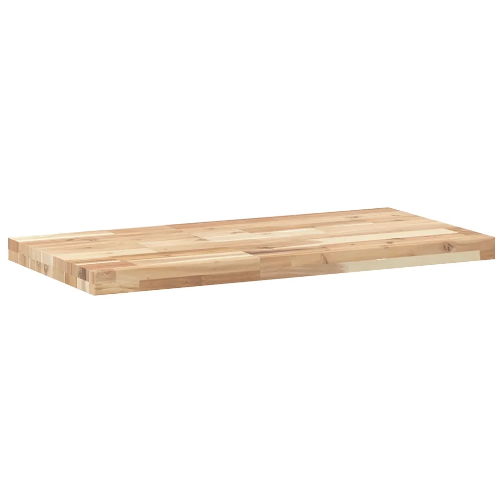 Mensole da Parete 4 pz 80x40x4 cm Legno Acacia Non Trattato 3279478
