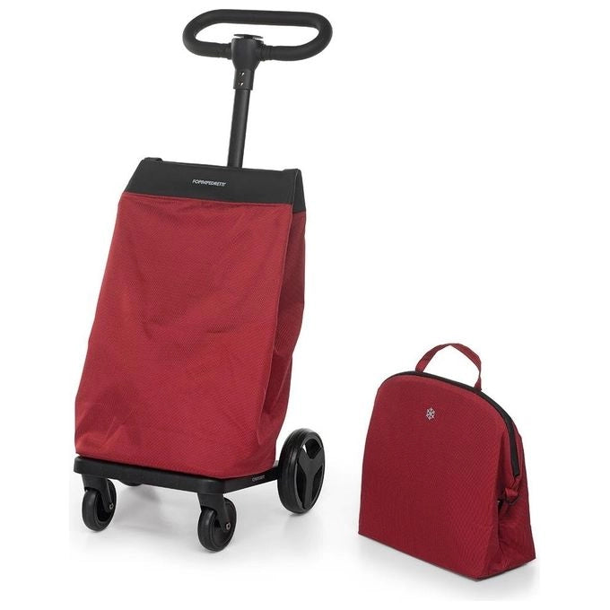 Foppapedretti 9702003402 GO GO Borsa trolley Capacita' 46 L Portata 20 kg 4 ruote Manubrio regolabile colore Nero Verde