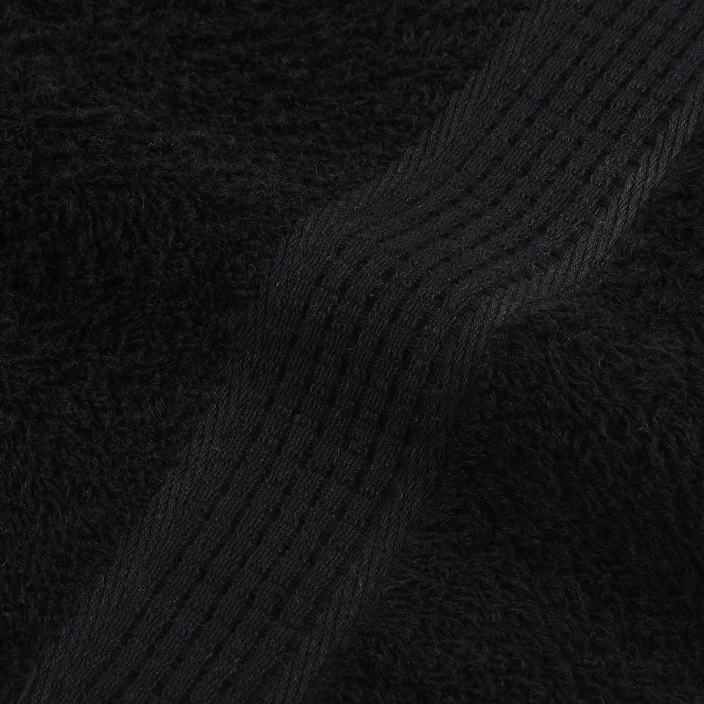 Set di asciugamani 8 pezzi FROGN Nero 360 g/m² 137073