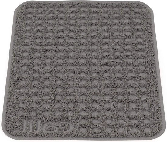 Opvangmat per gabinetti per gatti - igienico - 1 pezzo - grigio - 40 x 60 cm