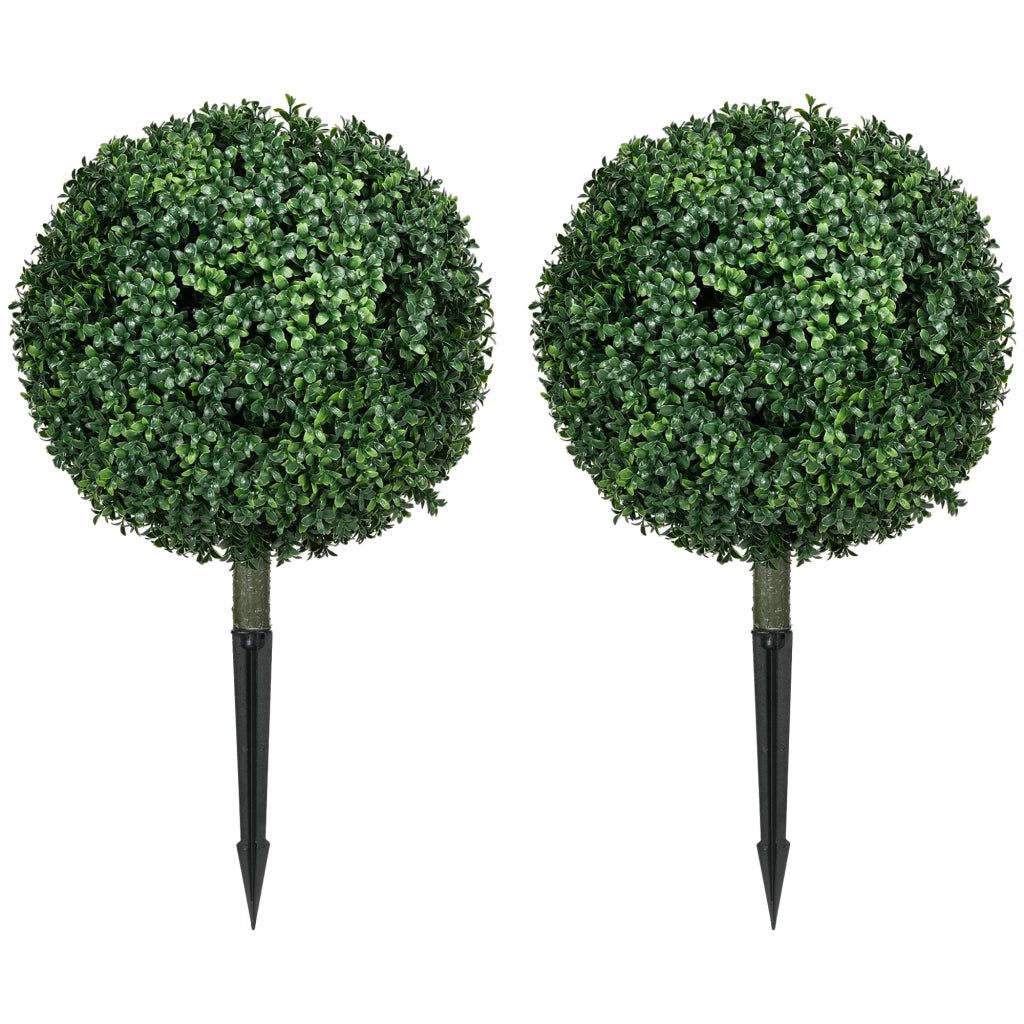 Buxus Artificiale Set 2 Pezzi ¨C zephmum ¨C 70 cm Verde