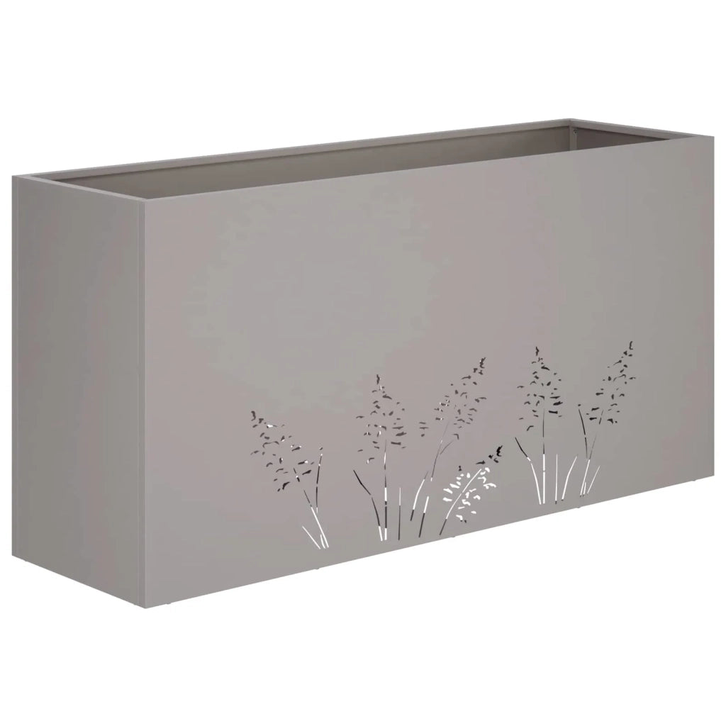 Vaso da giardino 2 pz Ruggine 100 x 20 x 49 cm Acciaio Corten 8005861