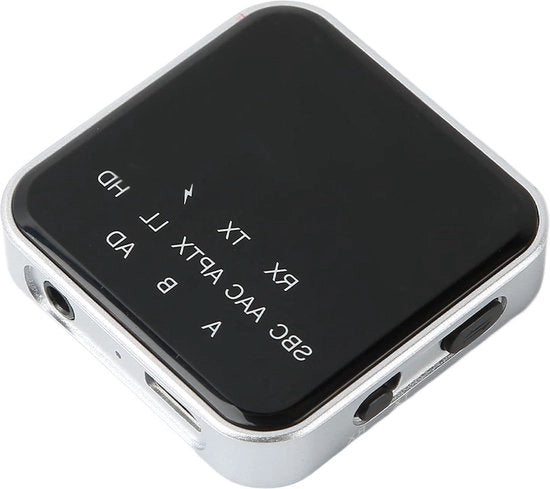 Adattatore Bluetooth 5.2 - Adattatore per dispositivi con interfaccia 3,5mm AUX - Adattatore per sistema stereo TV PC con tecnologia APTX e bassa latenza.