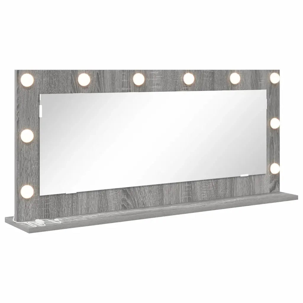 Specchio da Vanit¨¤-Specchio da Trucco Grigio Sonoma 100 x 45 x 18 cm