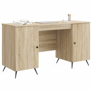 Scrivania | Tavolo da Ufficio Rovere Sonoma 142,5 x 50 x 75 cm Legno ingegnerizzato