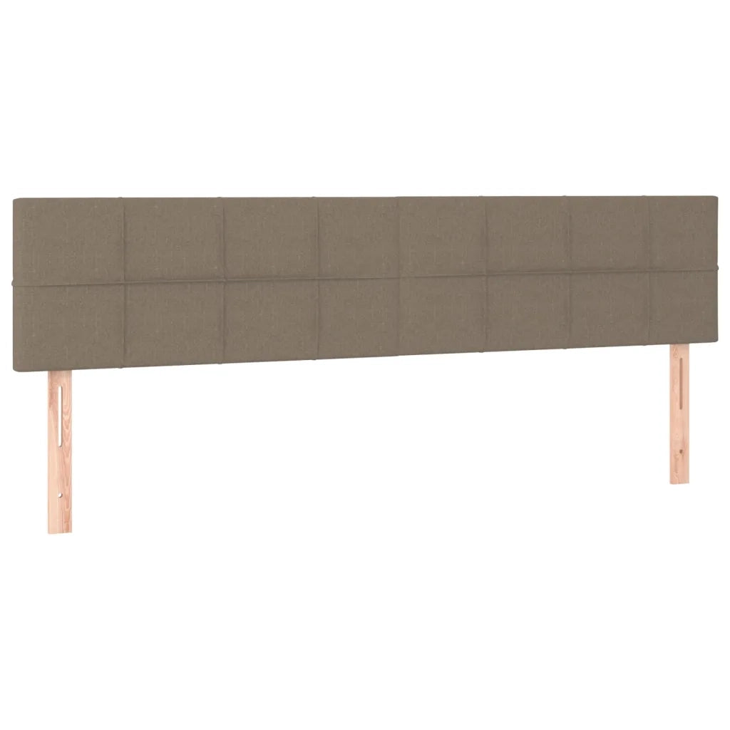 Testiera | Testata Tortora 180x5x78/88 cm in Tessuto