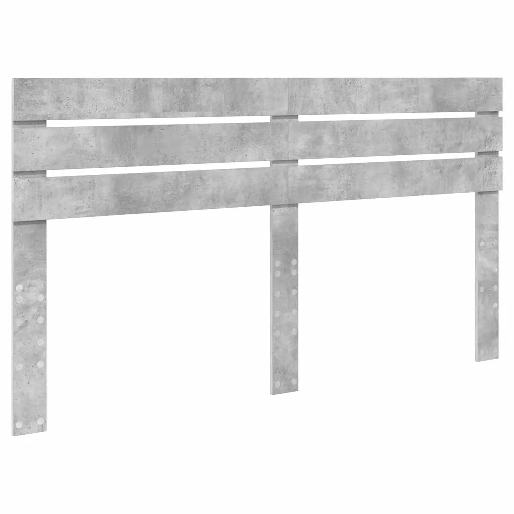 Testiera-Testata-Testiera Decorativa Grigio cemento 200 cm Legno multistrato 787061
