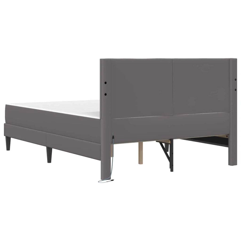 Struttura del letto con testiera Grigio 120 x 200 cm Similpelle 3414994