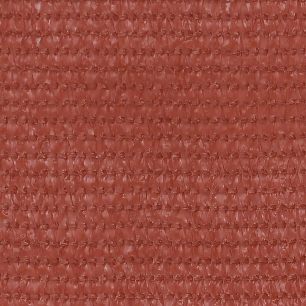 Paravento per balcone protezione privacy paravento 120 x 600 cm HDPE terracotta 02_0010404