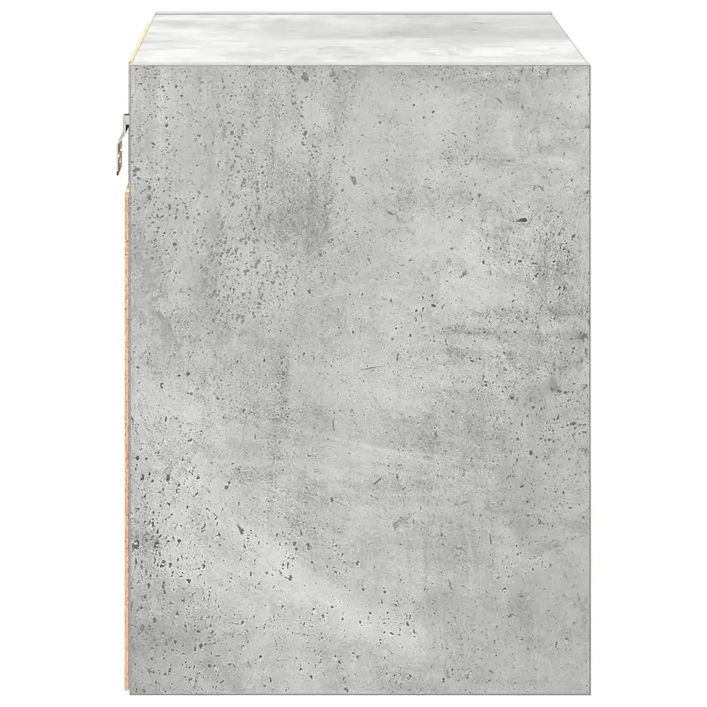 Armadietto portautensili da parete per garage 40 x 30 x 41 cm design moderno legno composito grigio cemento 02_0051423