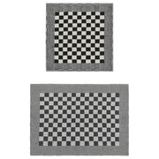 Set Strofinacci 50 pz in Cotone Nero e Bianco 136293