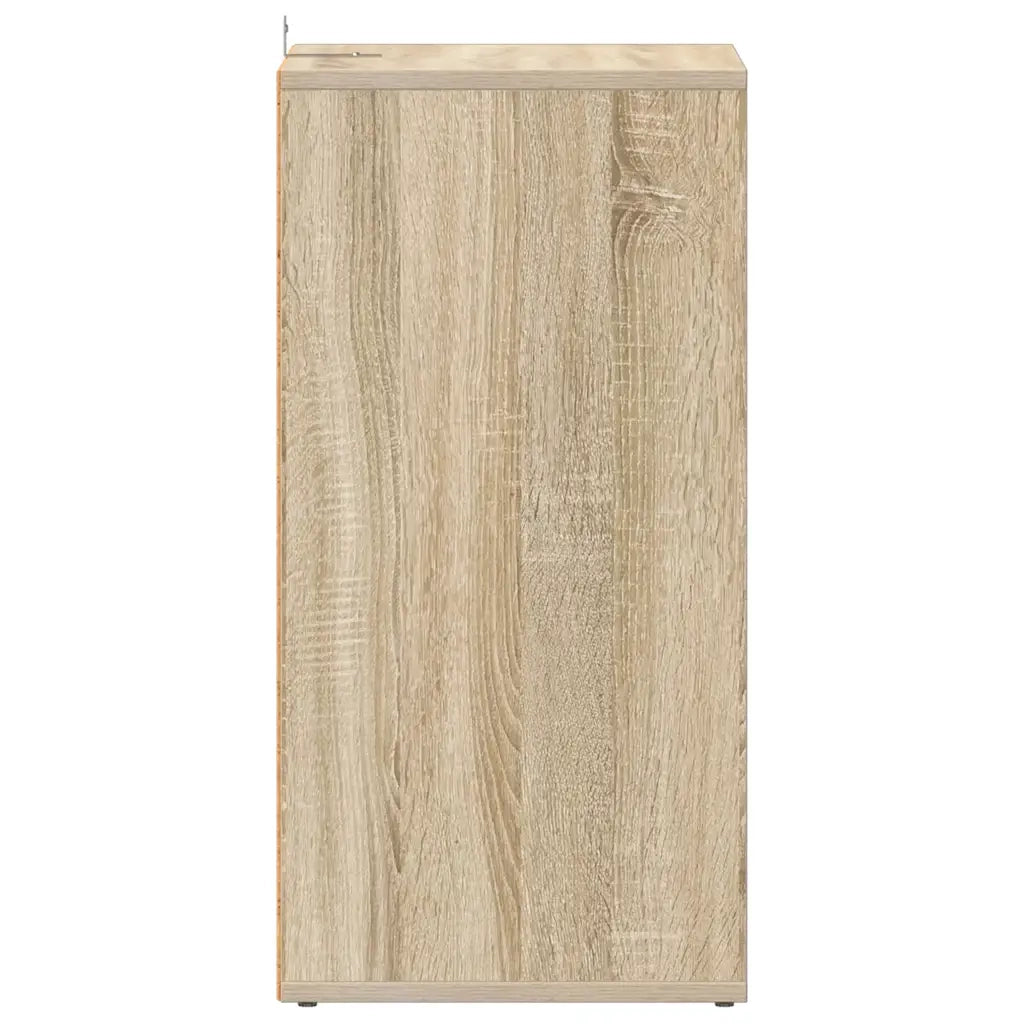 Scarpiera-Scaffale per scarpe Rovere Sonoma 31,5x35x70 cm in Truciolato