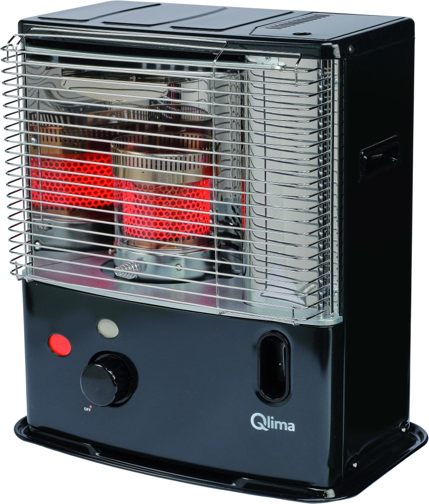 Qlima STUFA A COMBUSTIBILE CON STOPPINO R 3224 X  col. Nero