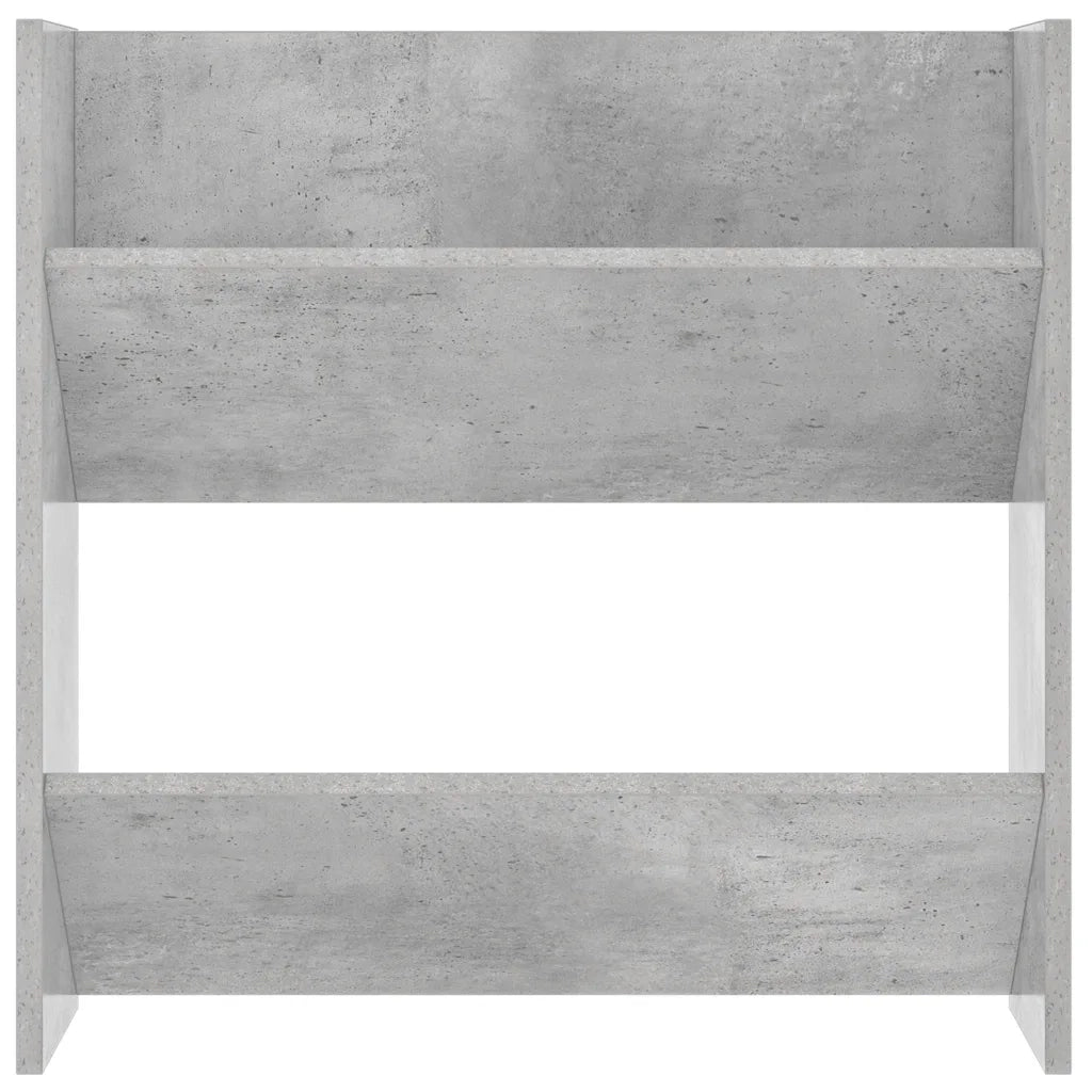 Scarpiere Muro 2pz Grigio Cemento 60x18x60cm Legno Multistrato 806727