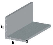 PROFILO ARGENTO H.100 CM ANGOLARE 10X10X1 MM *- ARCANSAS- 5,0 pz