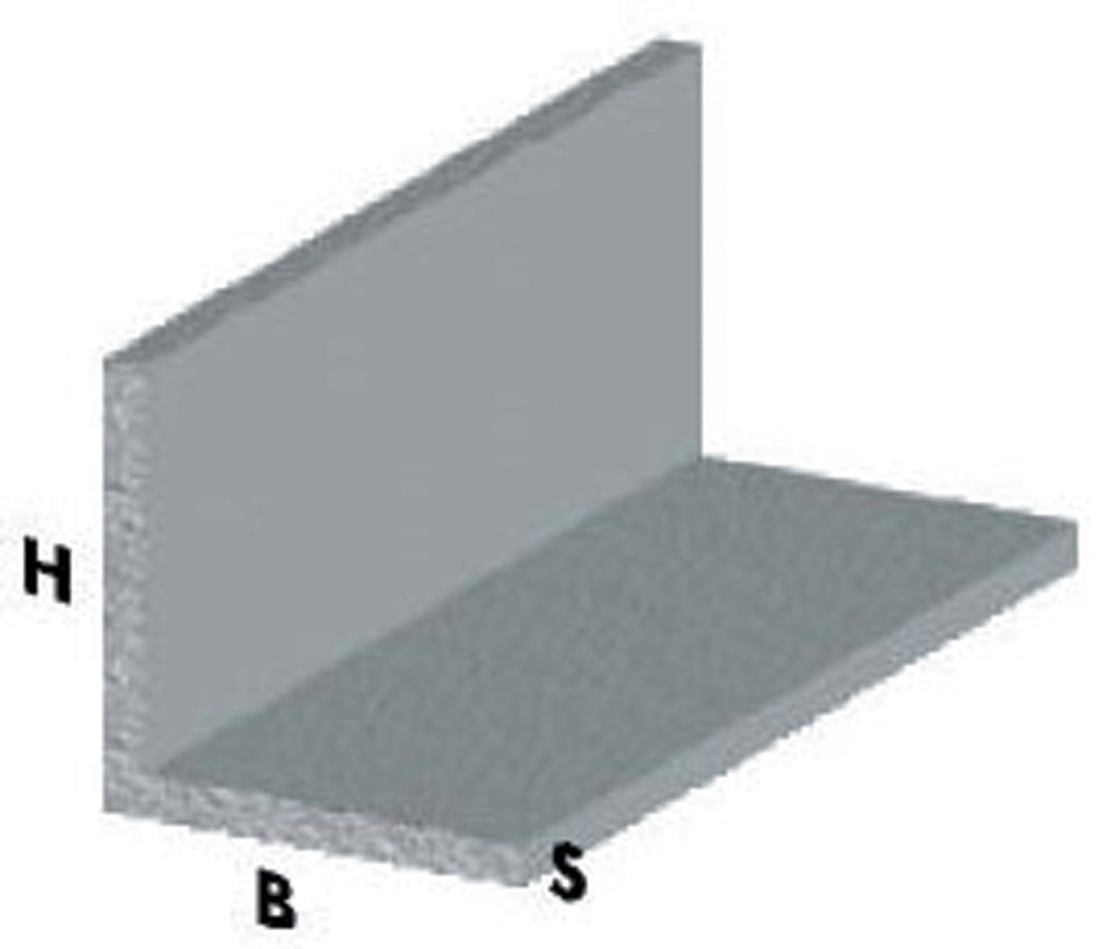 PROFILO ARGENTO H.100 CM ANGOLARE 10X10X1 MM *- ARCANSAS- 5,0 pz